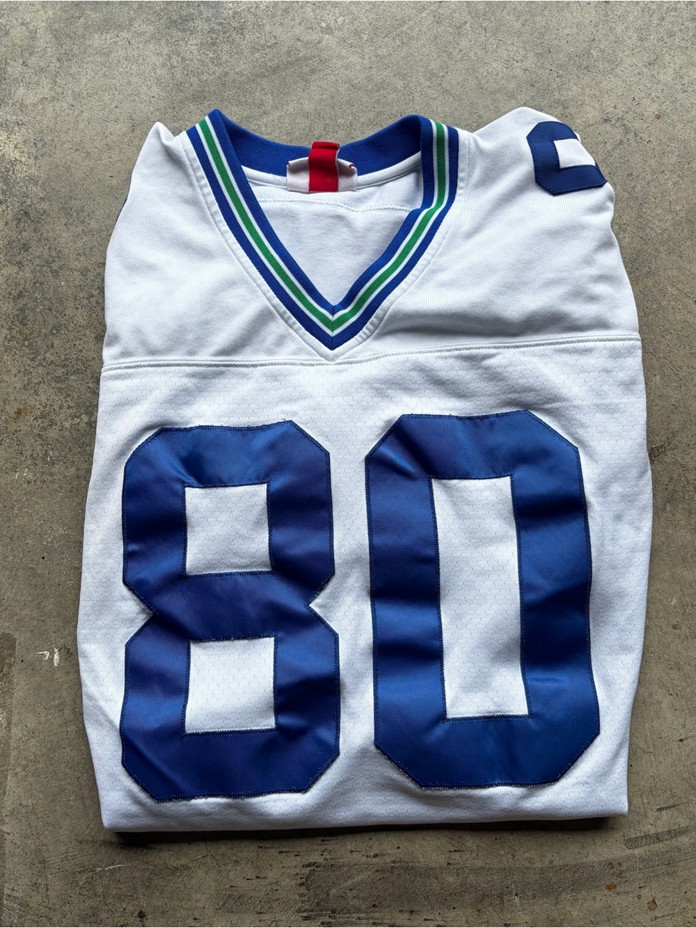 White Mitchell & Ness Steve Largent 1985 Seattle Seahawks Jersey
